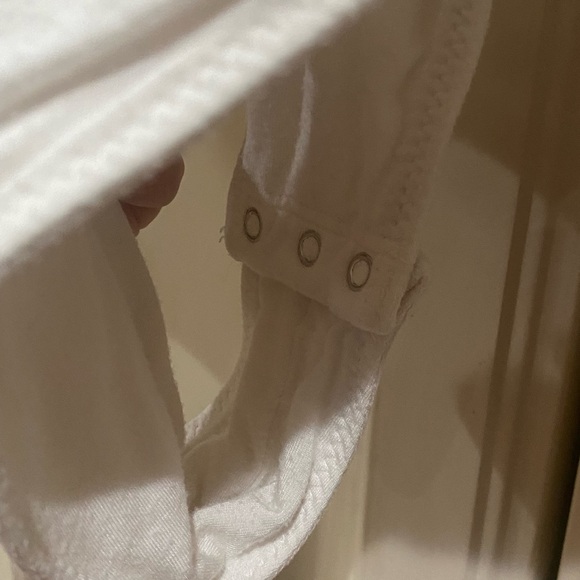 T by Alexander Wang white long sleeve bodysuit - Picture 7 of 10